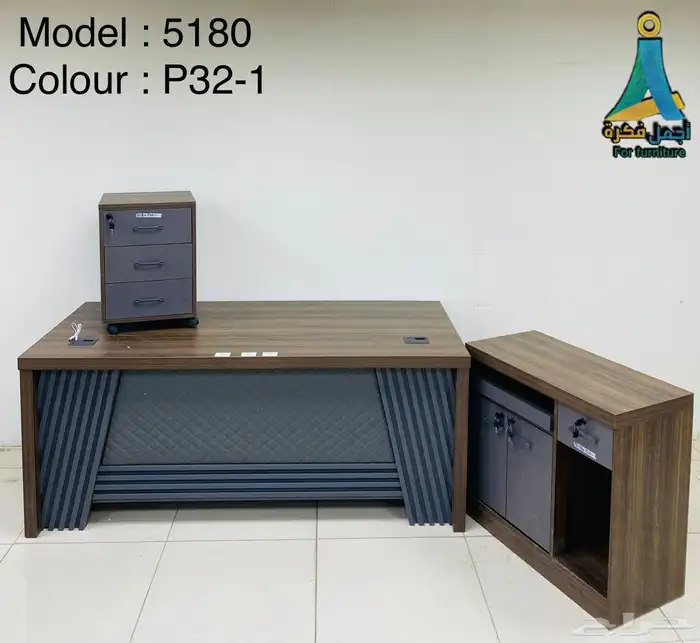 مكتب كلو اشكال موجوده   مقاسات 120 سم 140 سم 160 سم 180 سم 10