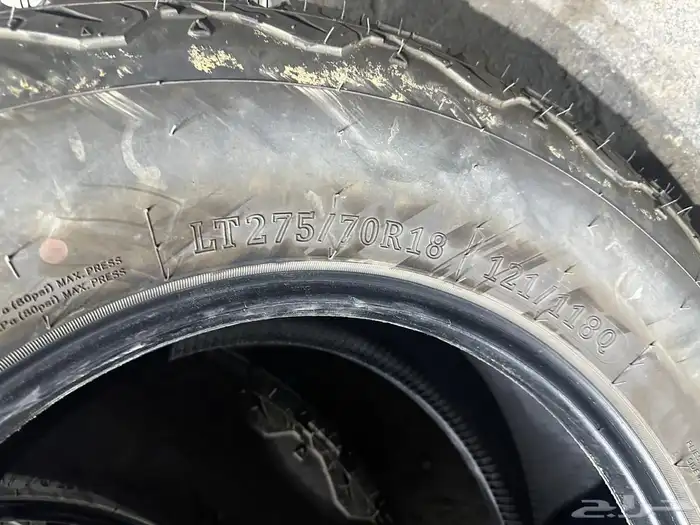 كفرات نص حجري ودواي مقاس 275 70 18 بزرعهاء 5