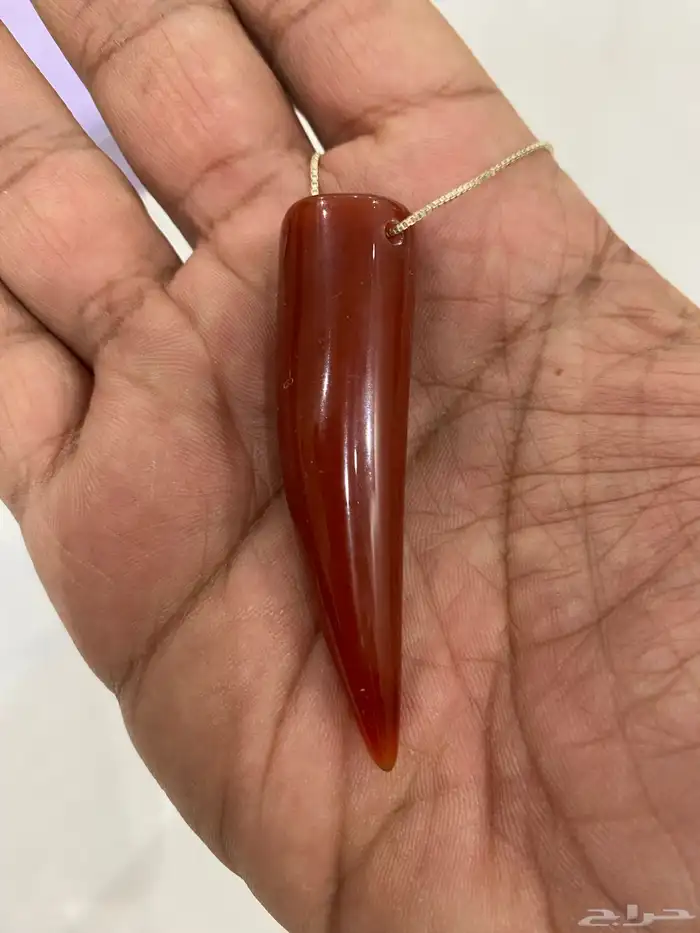 قلادات بأحجار عقيق كبدي وأحمر وأخضر وأصفر بسلاسل فضة 925 25