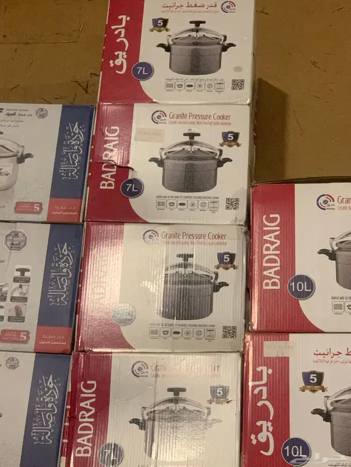 قدور ضغط كواتم جديدة بالكرتون جرانيت وستيل 2