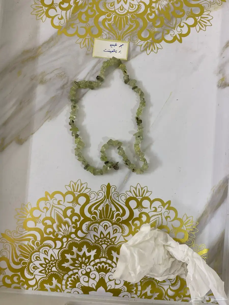 قلادة نسائية حجر كريم طبيعي 2