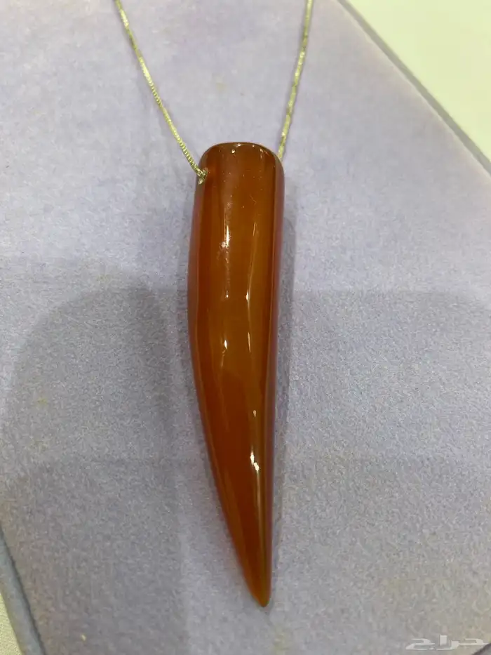 قلادات بأحجار عقيق كبدي وأحمر وأخضر وأصفر بسلاسل فضة 925 3