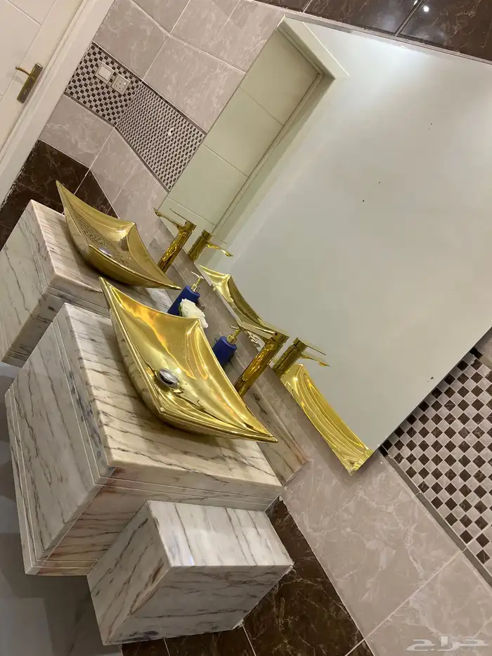 مغاسل رخاميه شبه جديده للبيع 1