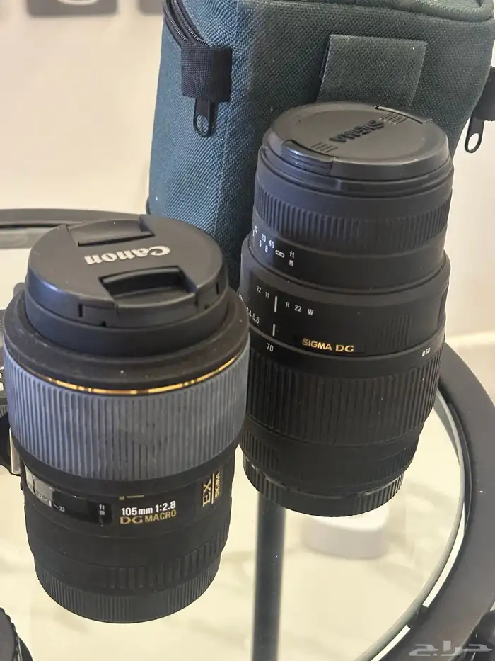 كاميرا كانون مع عدسات وستاندات 11