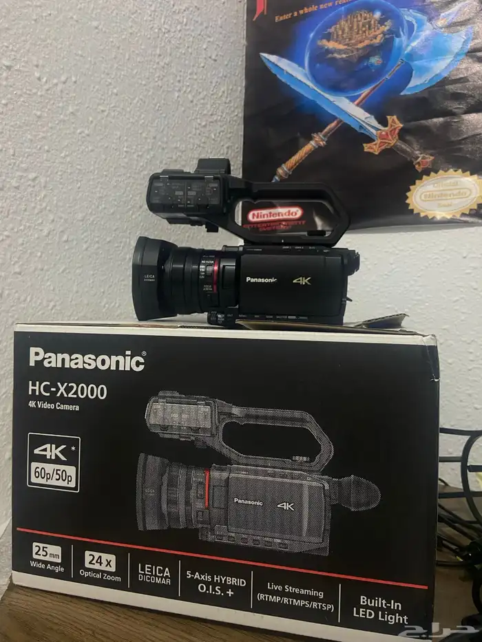 Panasonic HC-X2000E Lightest 4K   كاميرا إحترافيه 4