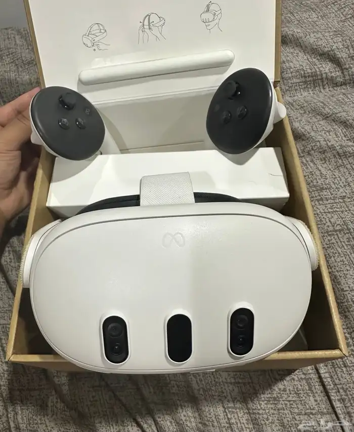 ميتا كويست 3 128 قيقا نظيف 0