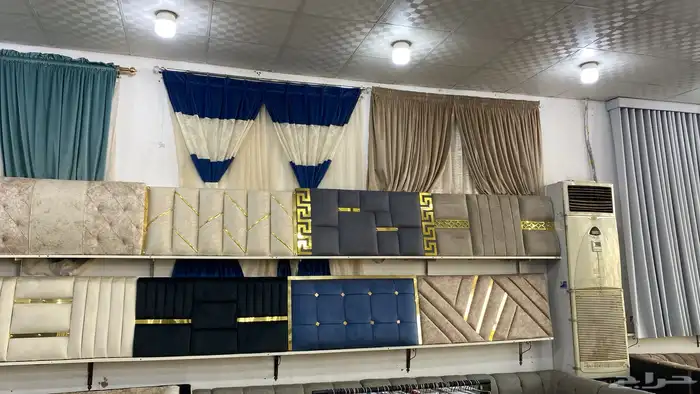 كنبات مساند ستائر تفصيل تنجيد 13