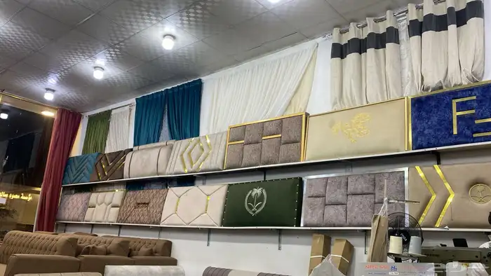 كنبات مساند ستائر تفصيل تنجيد 17