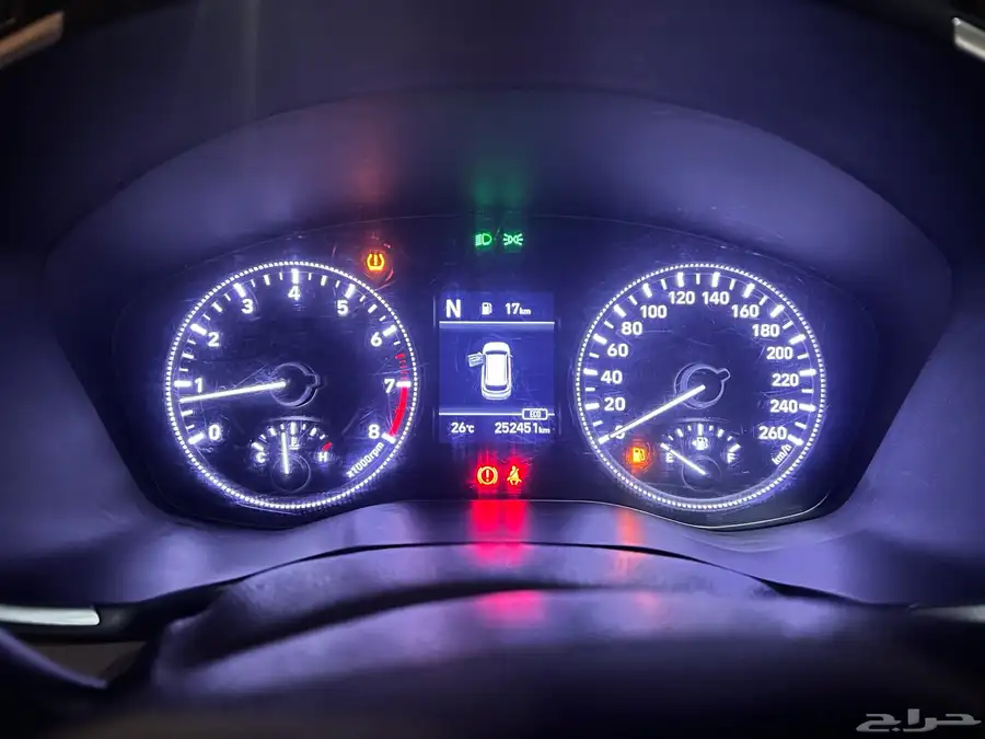 هيونداي سنتافي 2019 V6 دبل نص فل بنزين 3