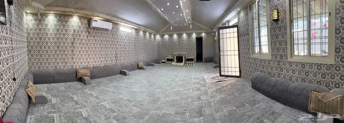 استراحة للايجار قسمين مسبح للكبار ومسبح بألعاب مائية للصغار 5