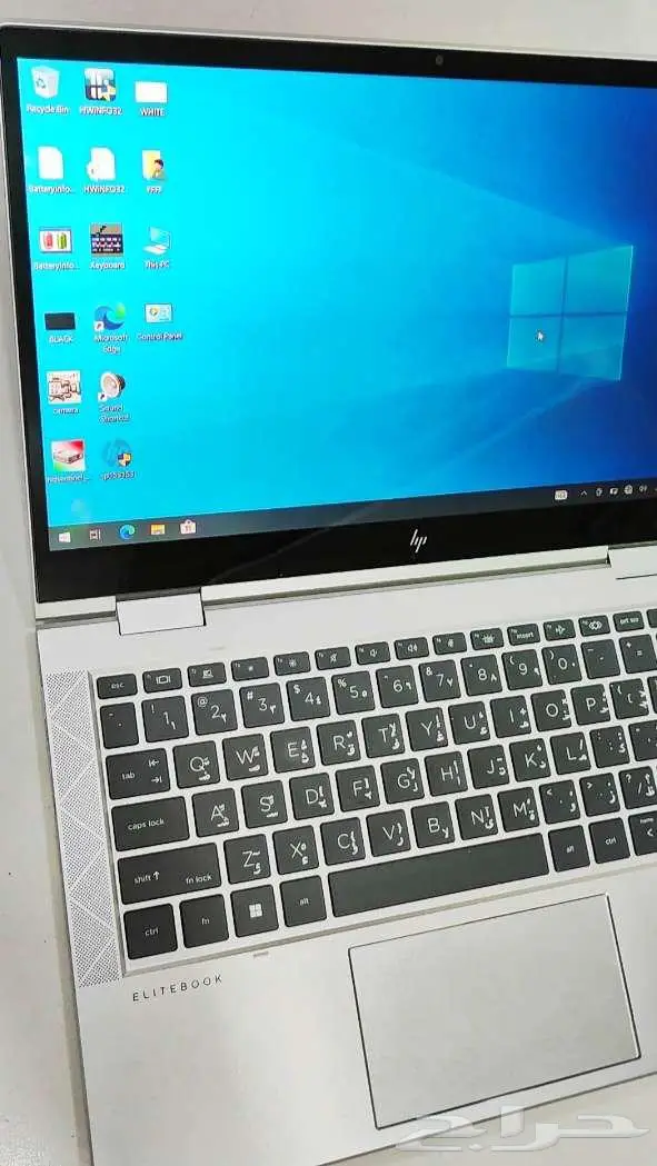 لابتوب HP_متحول_2 في1_لمس_نظيف_مواصفات عالية_معالجi5_رام16 8