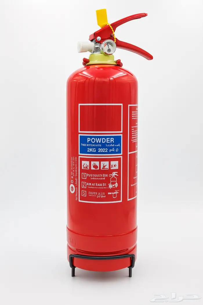 طفاية حريق بودرة جافة سعة 2 كيلو 0