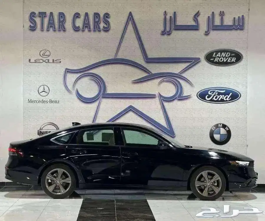 هوندا اكورد LX 2025 اسود ستاندر سعودي 2