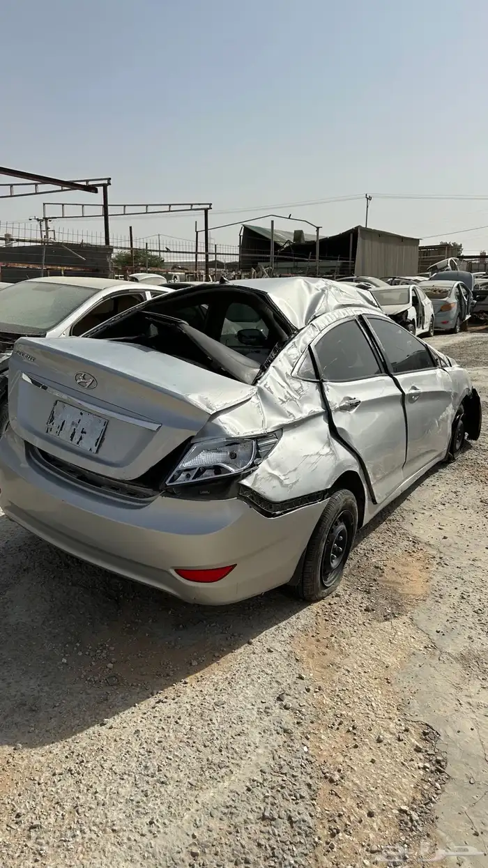 هونداي اكسنت 2016 تشليح 3