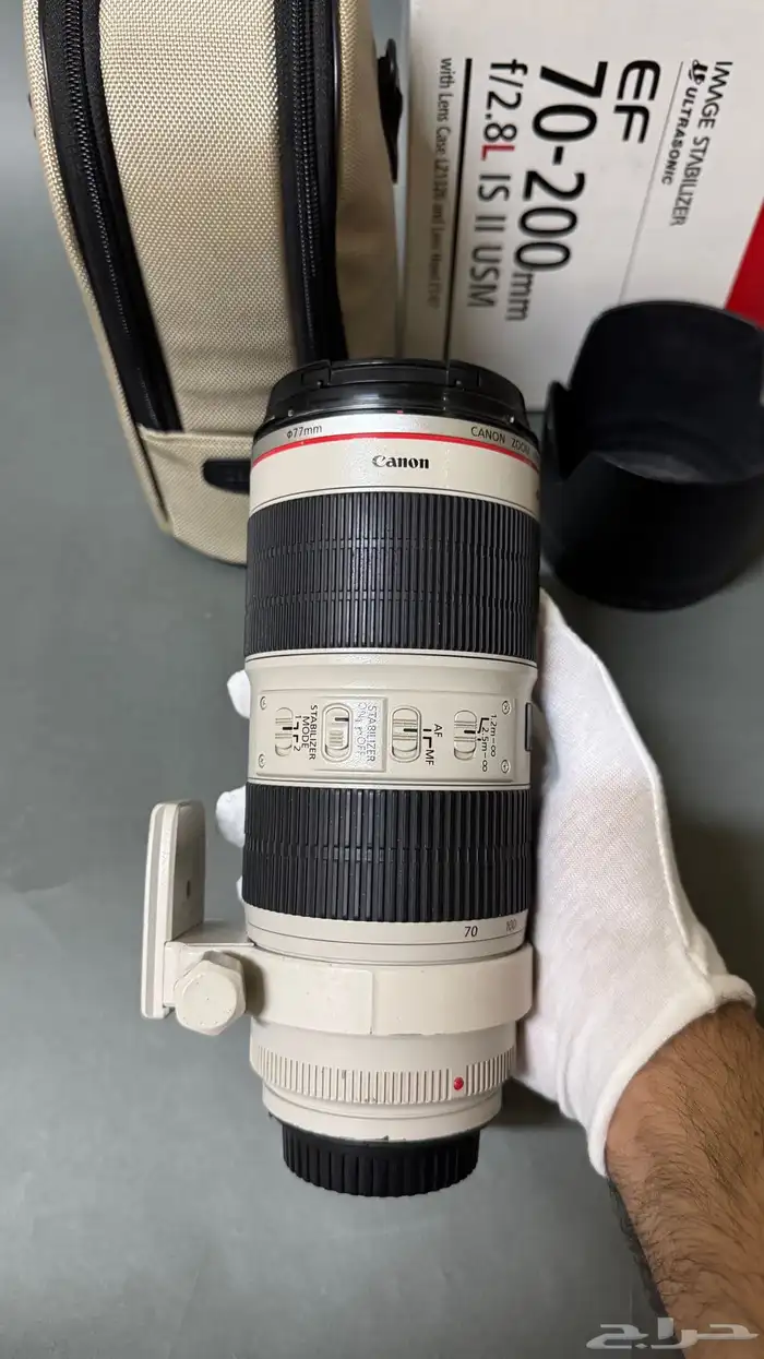( تم البيع ) عدسة كانون 70-200 الاصدار الثاني فتحة 2.8 1