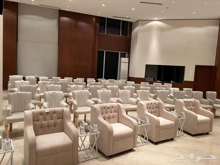 حفلات مناسبات تأجير كراسي طاولات كنب جلسات مداخل حفلة ضيافة 6