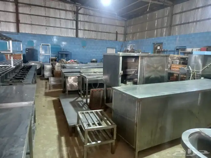 طولت وشواية ورفوف الستيل وغاز وقدور بخري و2فران تحميرلحم 19