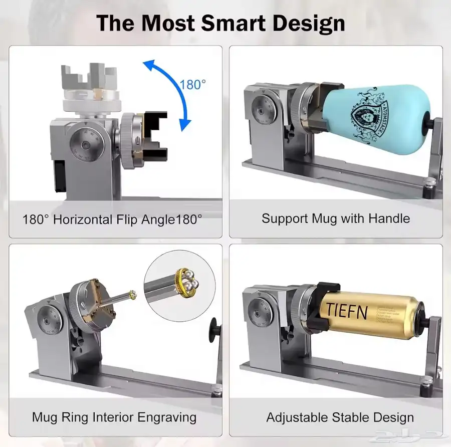 AtomStack R1 PRO Laser Engraver Rotary Roller Set 2