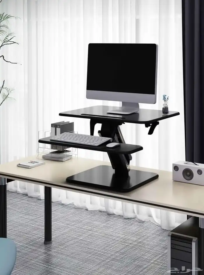 حامل مكتبي هيدروليكي للاستخدام أثناء الوقوف والجلوس(جديد) 0