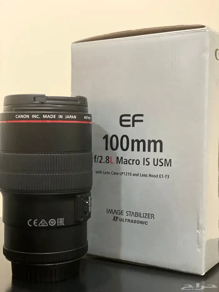 عدسة كانون canon EF 100mm f 2.8L macro IS USM (تم البيع) 3