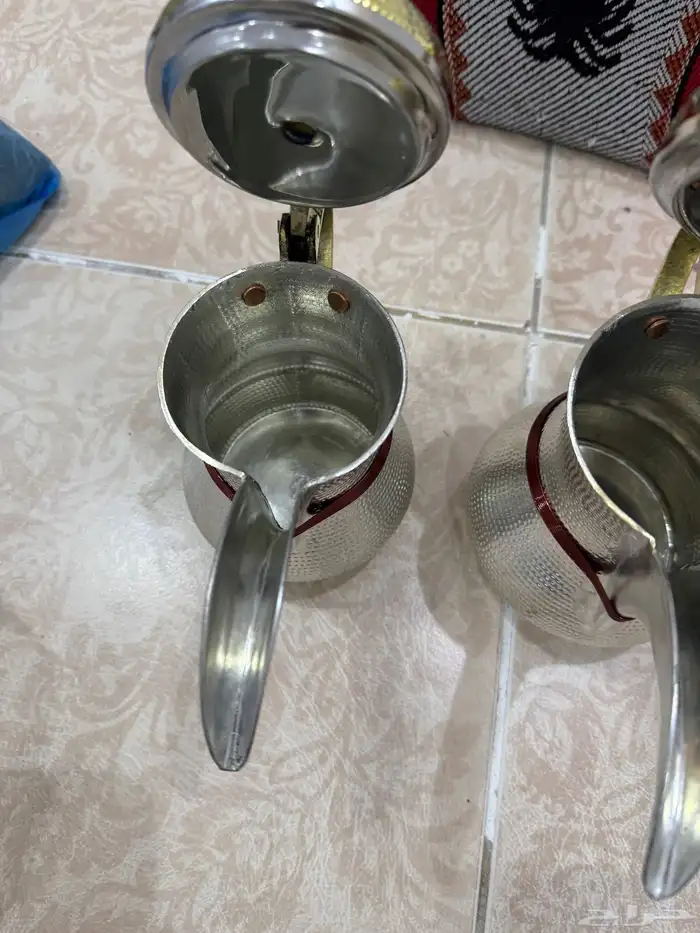 دلال حب الرمان نحاس اصفر طقم ثلاث حبات 0