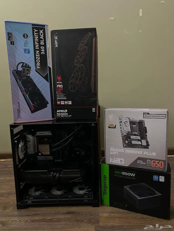 تجميعة 7800X3D - 9070XT Mercury Edition 0