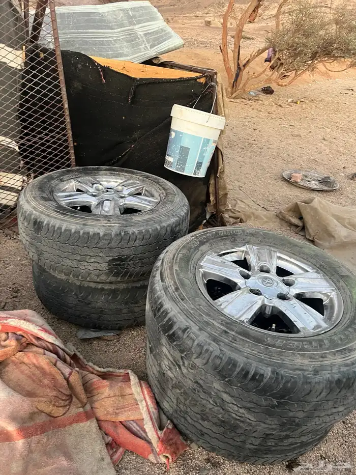 يوجد جنوط للبيع مع الكفرات نص عمر اصلي 1