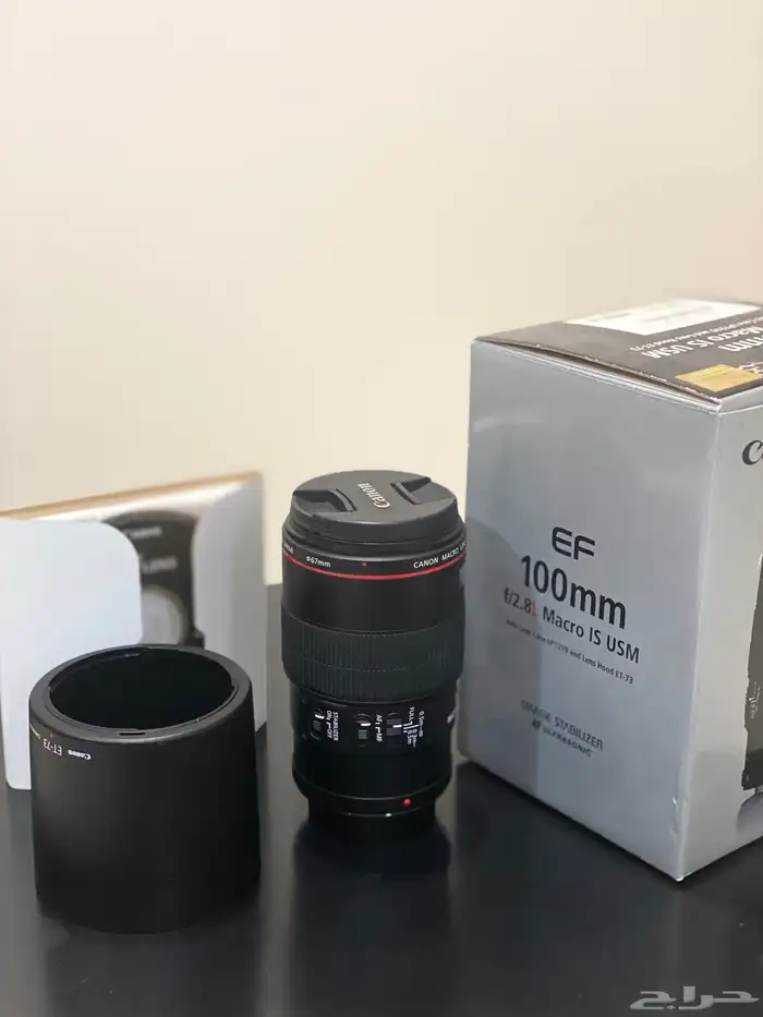 عدسة كانون canon EF 100mm f 2.8L macro IS USM (تم البيع) 0