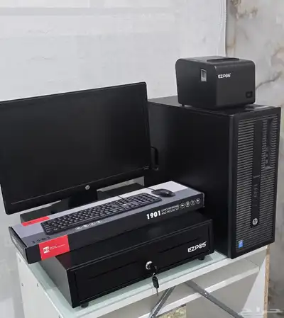 1-كمبيوتر كامل مكتبي مستعل نظيف 0