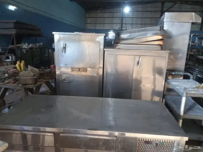 طولت وشواية ورفوف الستيل وغاز وقدور بخري و2فران تحميرلحم 16