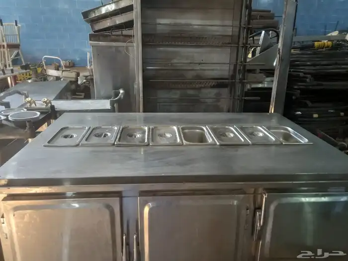 طولت وشواية ورفوف الستيل وغاز وقدور بخري و2فران تحميرلحم 15