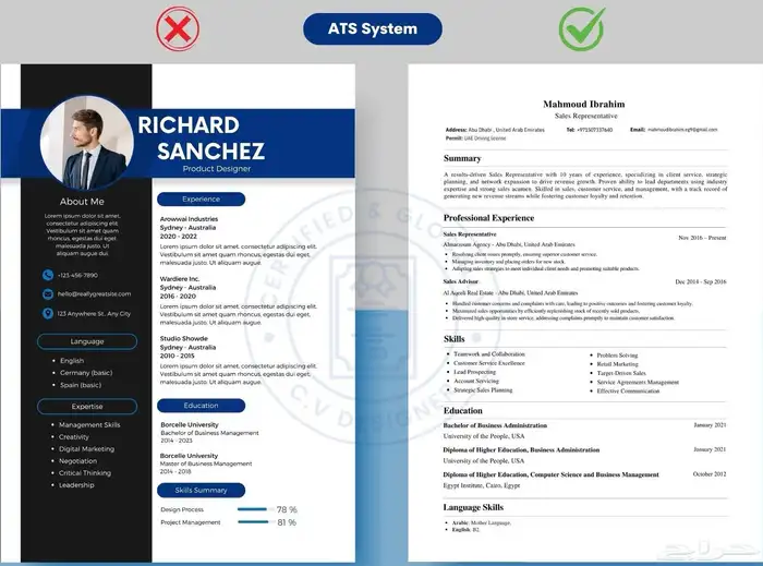 cv متوافق مع نظام ats 0