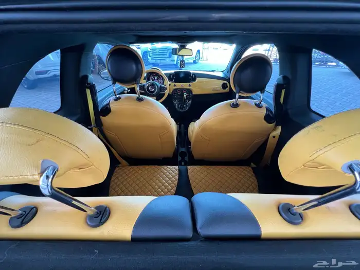 فيات 2020 سعودي ماشي 106 الف قمة فالنظافة داخل اصفر 7