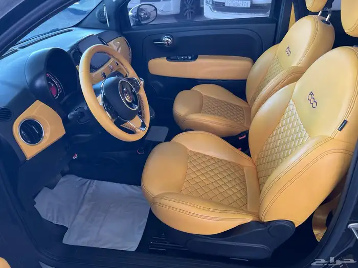 فيات 2020 سعودي ماشي 106 الف قمة فالنظافة داخل اصفر 10