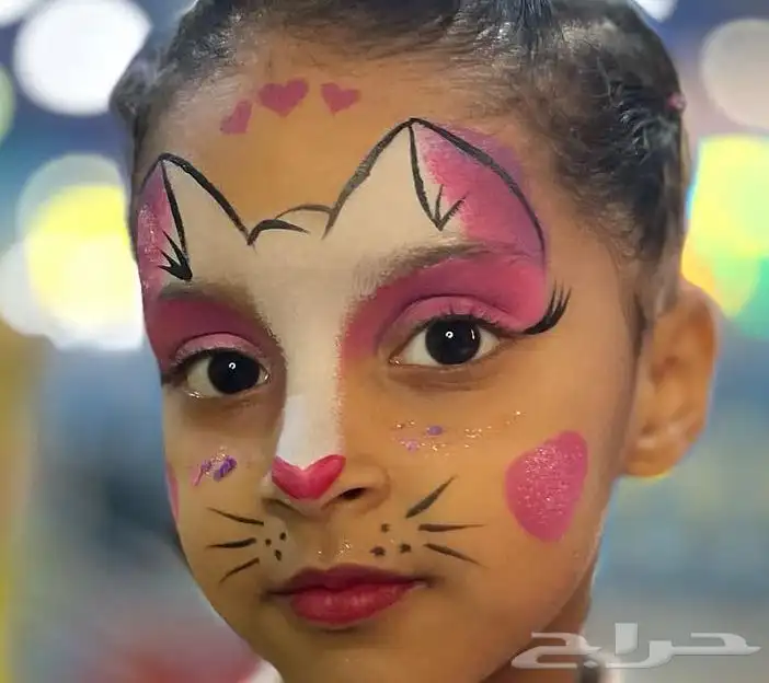 رسومات الوجه ألوان الطبيعة 5
