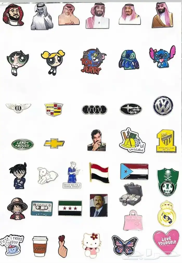 استيكرات معدنية وكفرات جوال 6