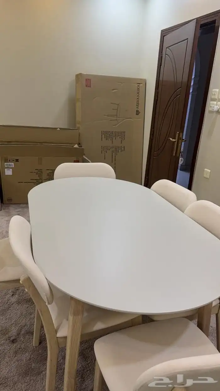 طاوله طعام مع 6 كراسي 0