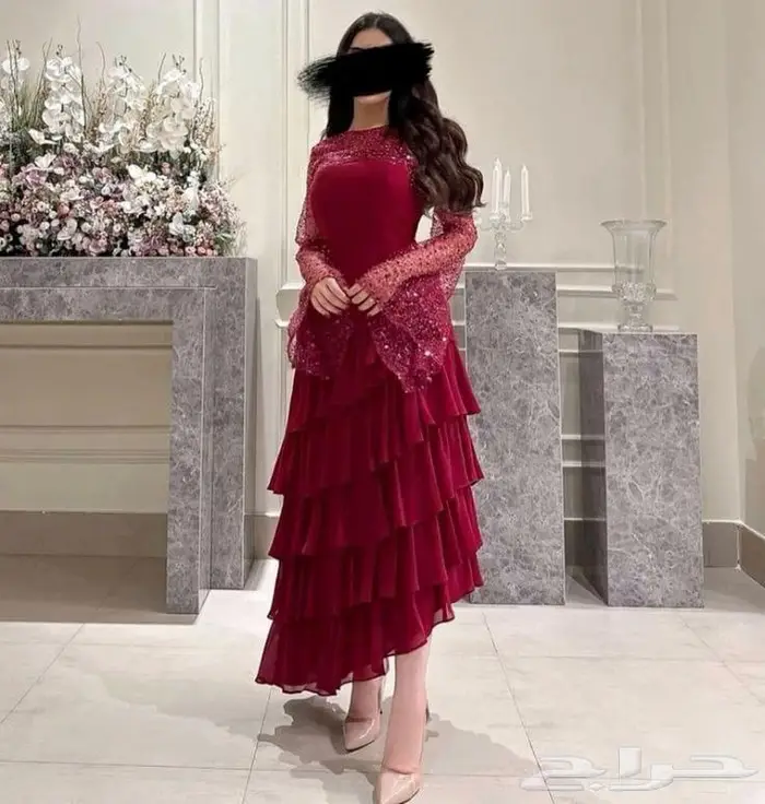 فساتين سهرة ناعمة توصيل لجميع المدن 95