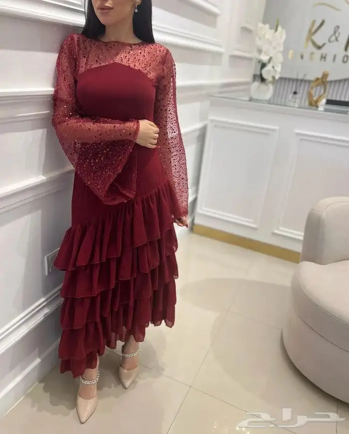 فساتين سهرة ناعمة توصيل لجميع المدن 79
