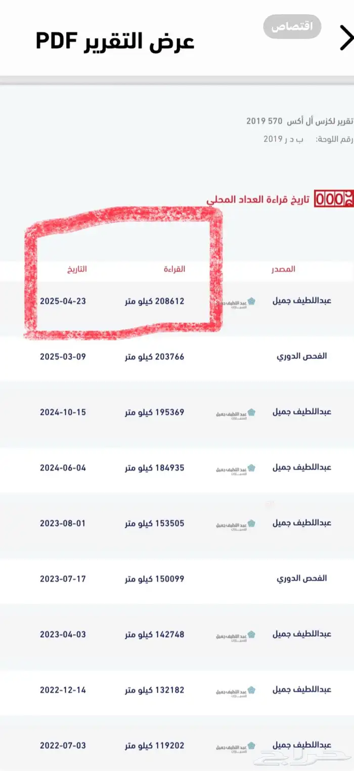 لكزس 2019 تم البيع 35