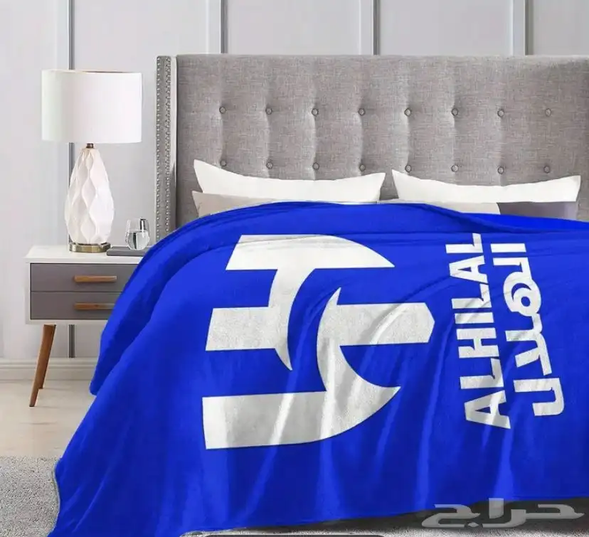 بطانية مطبوعة ب شعار الهلال 1