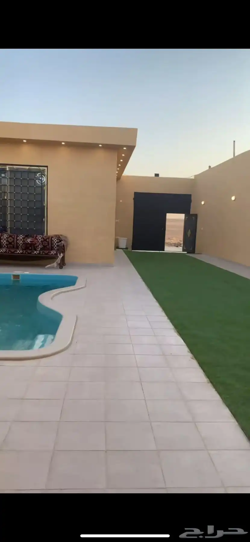 استراحة للايجار السنوي دفعتين حي عريض 2