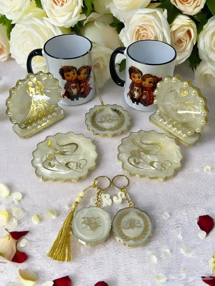 طقم هدايا للعرسان ( خطوبه ) 0