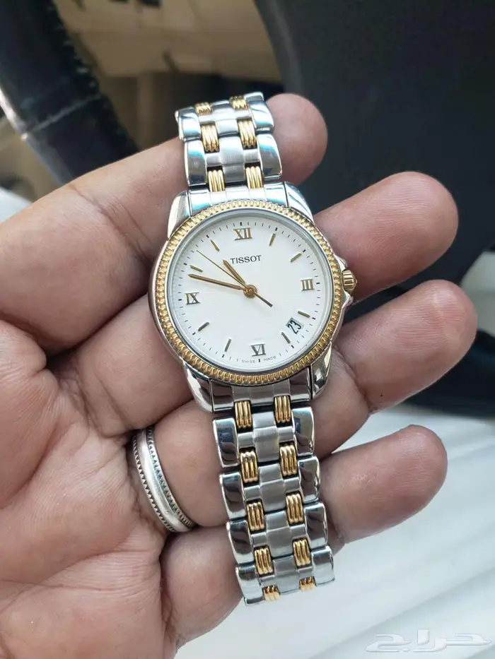 ساعة تيسوت مستعمل نضيف 2