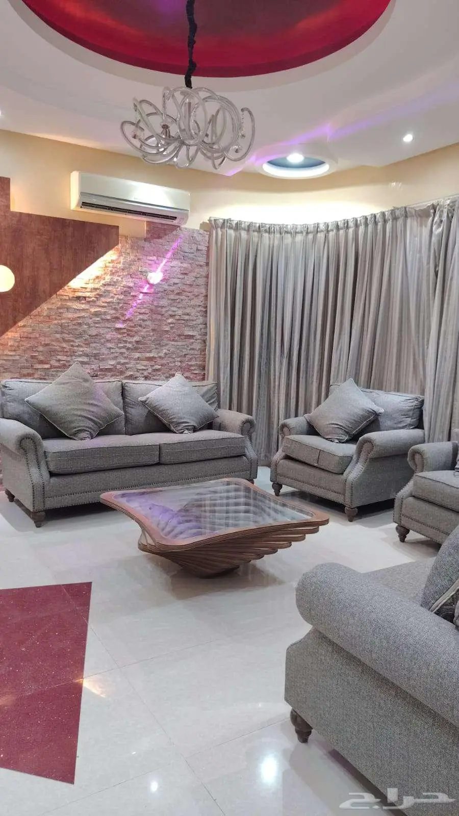 غرفه وصاله ومطبخ بحي الياسمين 2