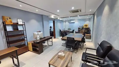 مكتب للإيجار آداري مجهز ومؤثث للإيجار 0