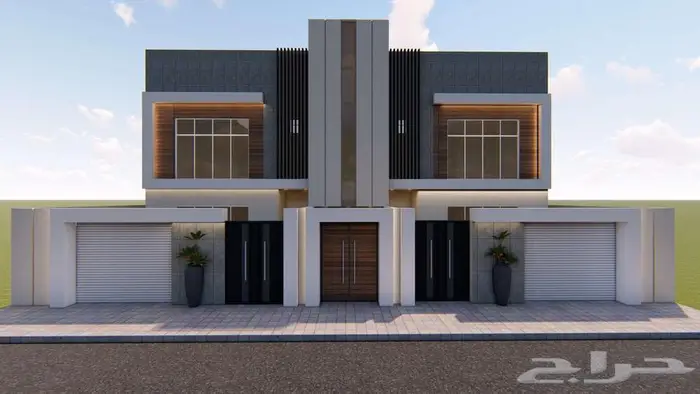 تصميم واجهات واستراحات ثري دي 4