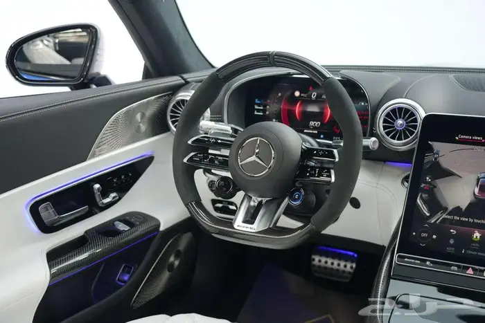 مرسيدس GT 43 AMG موديل 2025 أصفار خليجي أزرق أبيض كريستال 15