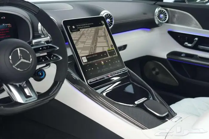 مرسيدس GT 43 AMG موديل 2025 أصفار خليجي أزرق أبيض كريستال 8