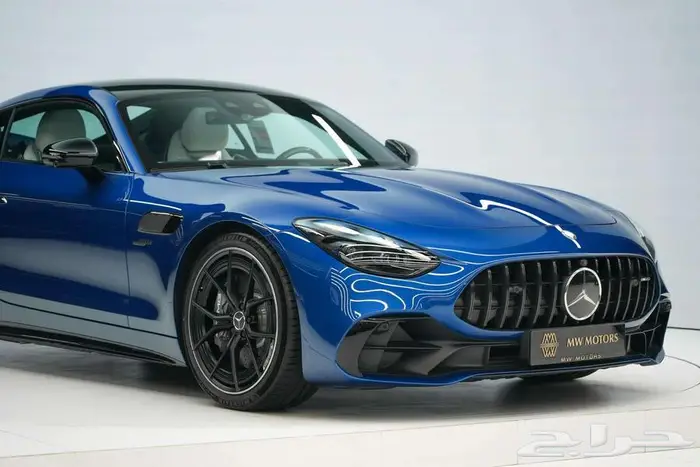 مرسيدس GT 43 AMG موديل 2025 أصفار خليجي أزرق أبيض كريستال 2